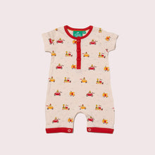 Cargar imagen en el visor de la galería, Off On A Journey Organic Shortie Romper
