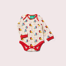 Load image into Gallery viewer, Rainbow Robins Organic Baby Bodysuit Set
