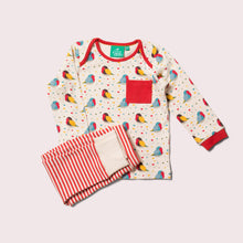 Load image into Gallery viewer, Rainbow Robins Organic T-Shirt &amp; Organic Playset
