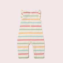 Cargar imagen en el visor de la galería, Rainbow Striped Organic Summer Romper
