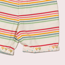 Load image into Gallery viewer, Rainbow Striped Twill Sunshine Shorts
