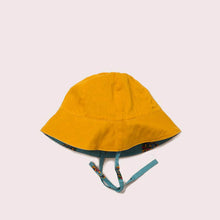 Load image into Gallery viewer, Rainbow Tigers &amp; Gold Reversible Sunhat
