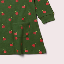 Cargar imagen en el visor de la galería, Red Apples Raglan Sleeve Snuggle Pocket Dress
