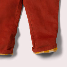 Load image into Gallery viewer, Red Corduroy Adventure Jeans
