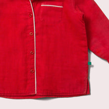 Cargar imagen en el visor de la galería, Red Day After Day Long Sleeve Pocket Shirt
