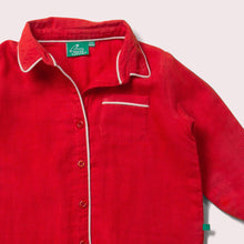 Cargar imagen en el visor de la galería, Red Day After Day Long Sleeve Pocket Shirt
