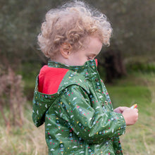 Load image into Gallery viewer, Rocket To The Stars Waterproof Recycled Raincoat
