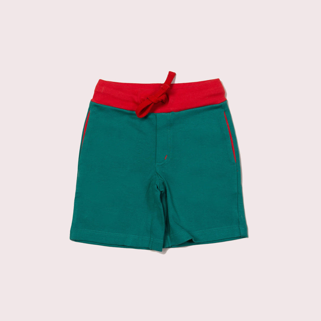 Sea Green Comfy Jogger Shorts