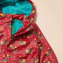 Load image into Gallery viewer, Sky Train Waterproof Recycled Raincoat
