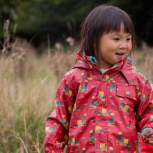 Load image into Gallery viewer, Sky Train Waterproof Recycled Raincoat
