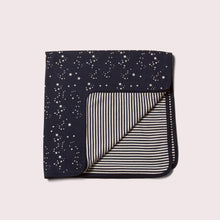 Load image into Gallery viewer, Starry Night Navy Organic Baby Blanket
