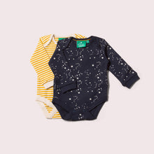 Load image into Gallery viewer, Starry Night Organic Baby Bodysuit Set
