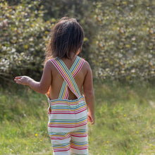 Load image into Gallery viewer, Sunshine Striped Shortie Dungarees
