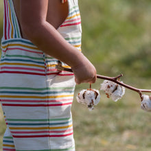 Load image into Gallery viewer, Sunshine Striped Shortie Dungarees
