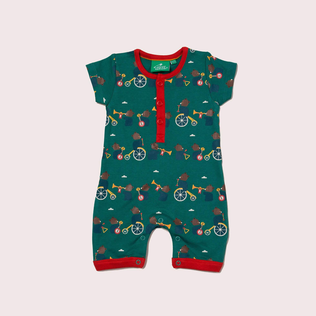 The Bear Jamboree Organic Shortie Romper