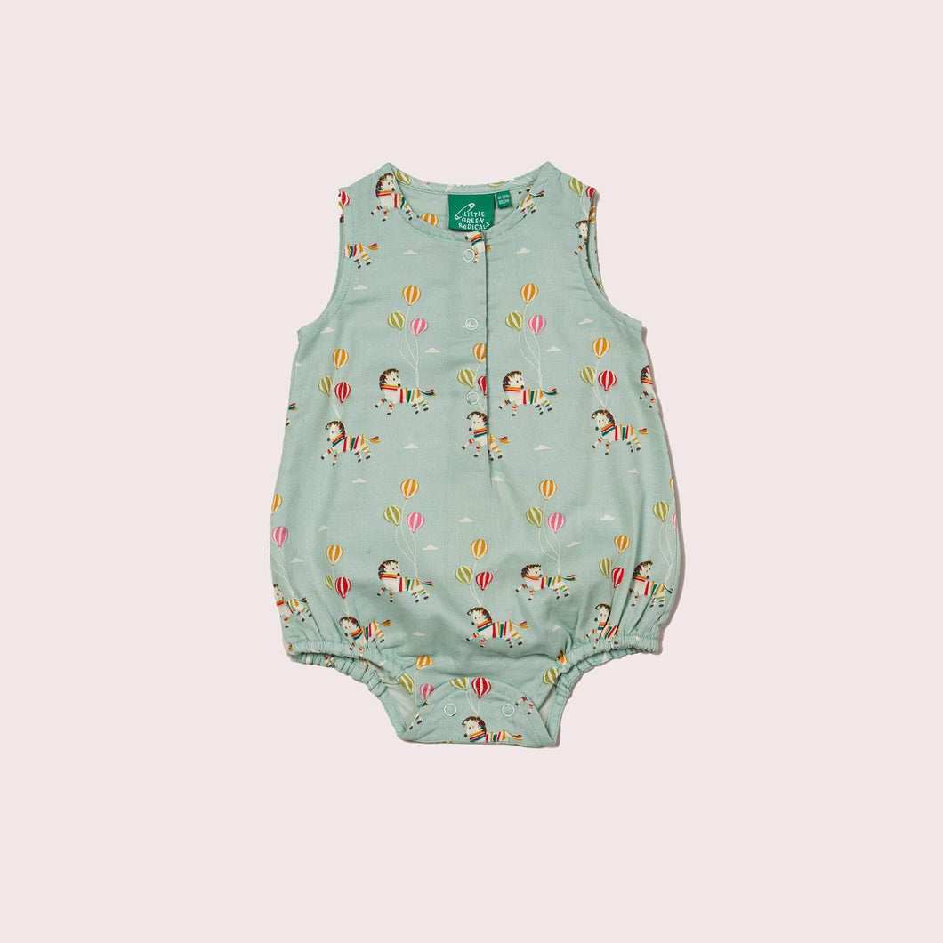 Ärmelloser Baby Bubble Body aus Bio-Baumwolle von Wild Horses